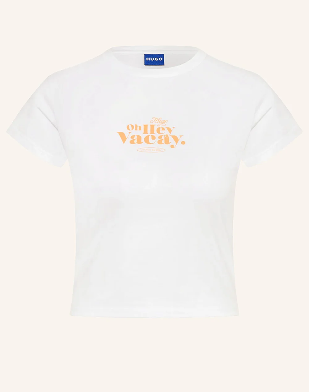 Φωτογραφία προϊόντος: HUGO DICHROMA B CROP T-SHIRT WOMEN HUGO ΛΕΥΚΟ- ΠΟΡΤΟΚΑΛΙ (50560769-100)