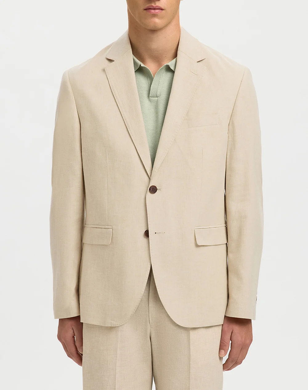 Φωτογραφία προϊόντος: SELECTED MALIK SUN REGULAR BLAZER MEN SELECTED ΜΠΕΖ (16093870-OATMEAL)