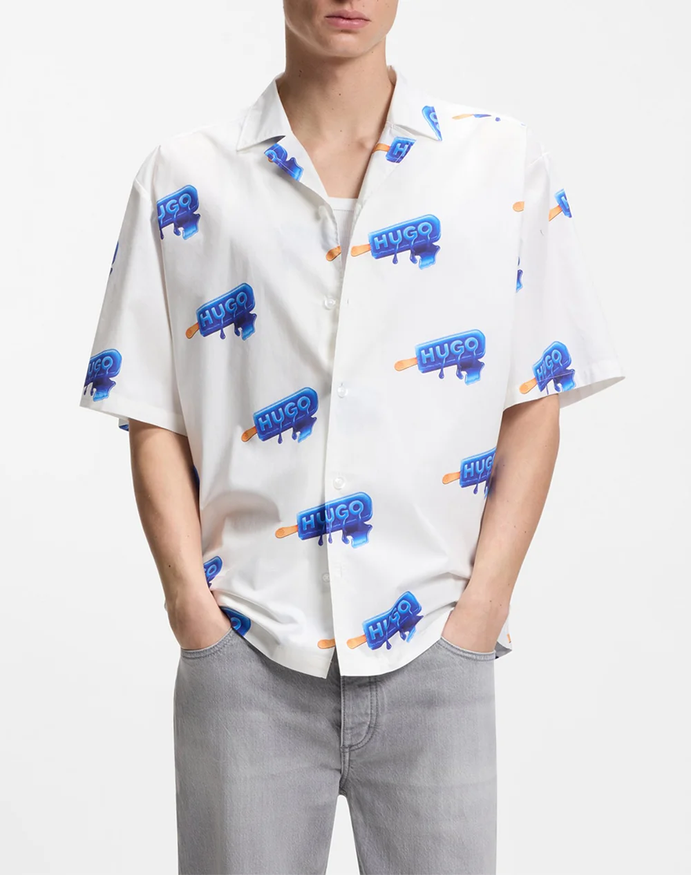 Φωτογραφία προϊόντος: HUGO ELIGINO SHORTSLEEVE SHIRT MEN HUGO ΚΑΦΕ- ΛΕΥΚΟ- ΜΠΛΕ (50561691-100)