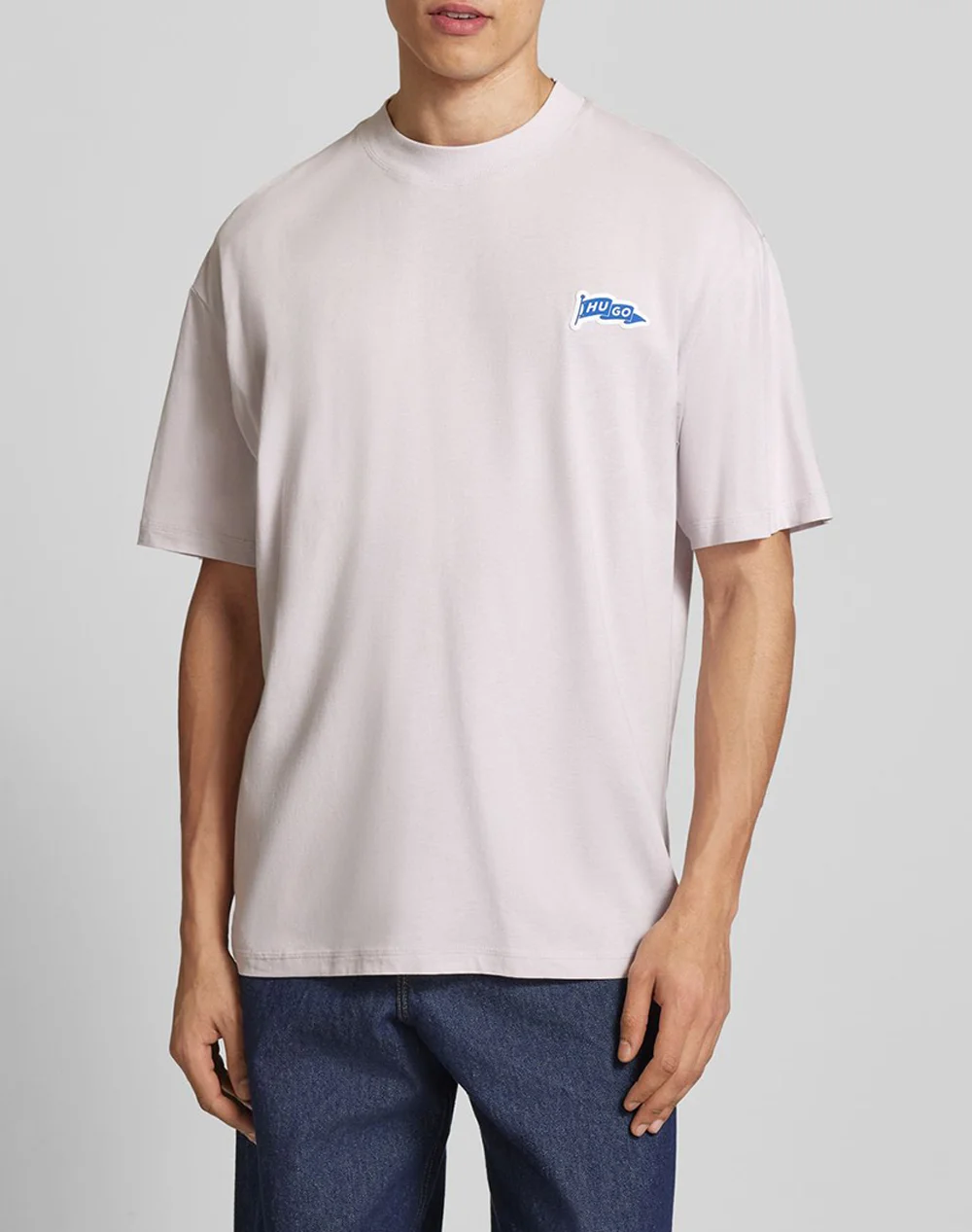 Φωτογραφία προϊόντος: HUGO NOHATIO OVERSIZE T-SHIRT MEN HUGO ΜΩΒ (50556411-535)