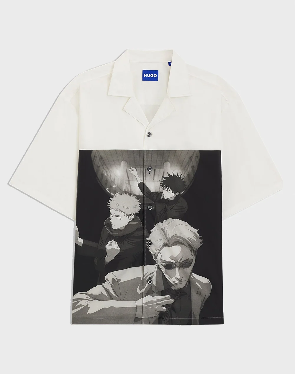 Φωτογραφία προϊόντος: HUGO ELIGINO SHORTSLEEVE SHIRT UNISEX HUGO X JUJUTSU KAISENN ΛΕΥΚΟ- ΜΑΥΡΟ (50558976-100)
