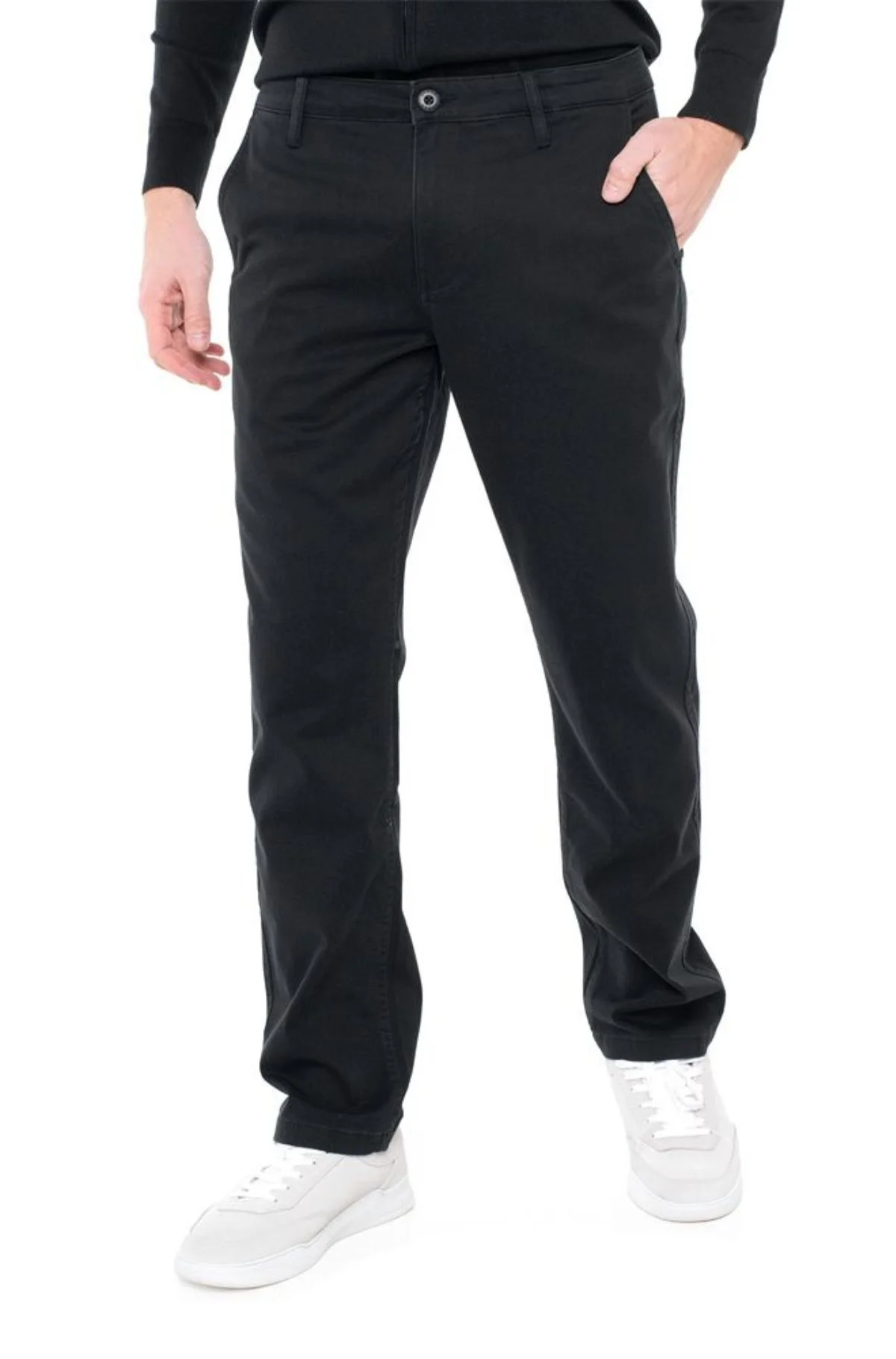 Φωτογραφία προϊόντος: GUESS ANGELS SLIM FIT CHINO PANTS MEN GUESS ΜΑΥΡΟ (M5YB16WHD81-JBLK)