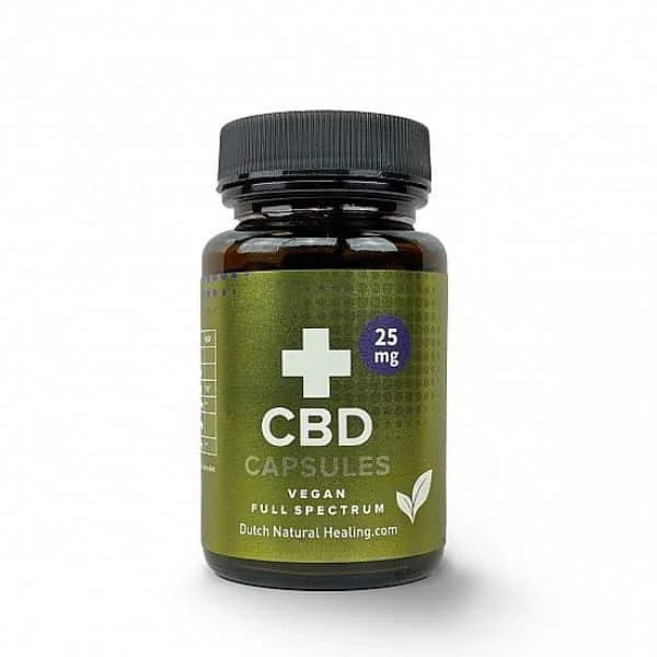Φωτογραφία προϊόντος: Κάψουλες CBD 60 x 25mg Full Spectrum - Vegan