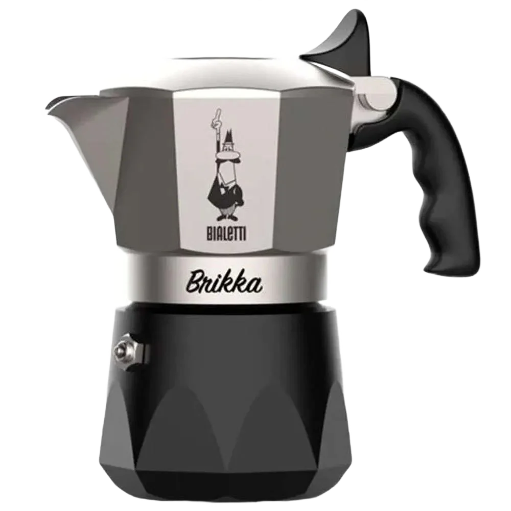 Φωτογραφία προϊόντος: Bialetti Brikka Crema Moka Καφετιέρα 2 Φλυτζάνια Μαύρη
