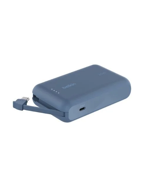 Φωτογραφία προϊόντος: Belkin BPB021hqBL BoostCharge Power Bank 10K with Integrated Cable Blue