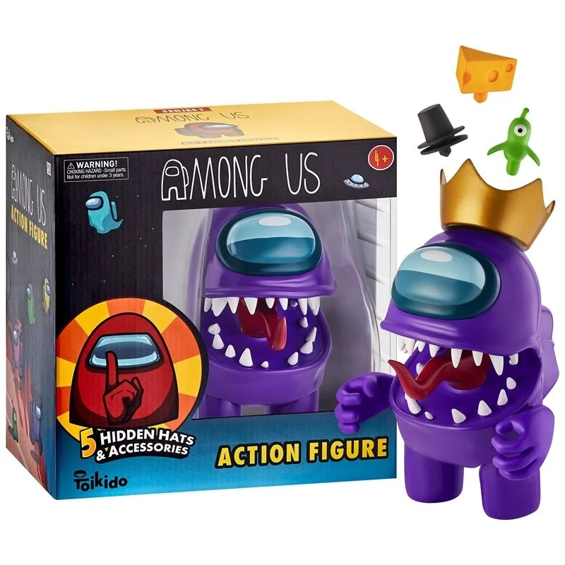 Φωτογραφία προϊόντος: Among Us Action Figures Hats +amp; Accessories 17 cm - 1 Pack (S1) 4 Σχέδια (Random) - PMI AU6500