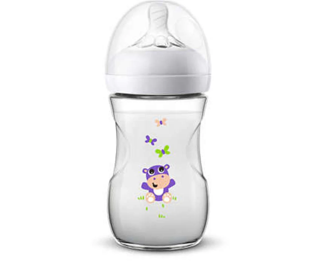 Φωτογραφία προϊόντος: Philips-Avent Πλαστικό μπιμπερό Natural 260ml 1μ+ Hippo