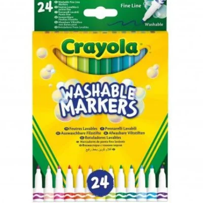 Φωτογραφία προϊόντος: Crayola 24 Μαρκαδόροι με Λεπτή Μύτη