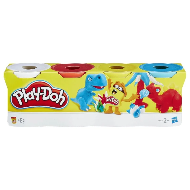 Φωτογραφία προϊόντος: Play-Doh Classic Color 4 Βαζάκια - 3 Σχέδια B5517