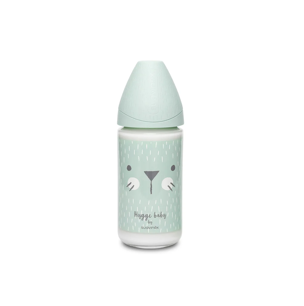 Φωτογραφία προϊόντος: Mπιμπερό γυάλινο Hygge 240 ml Whiskers Green