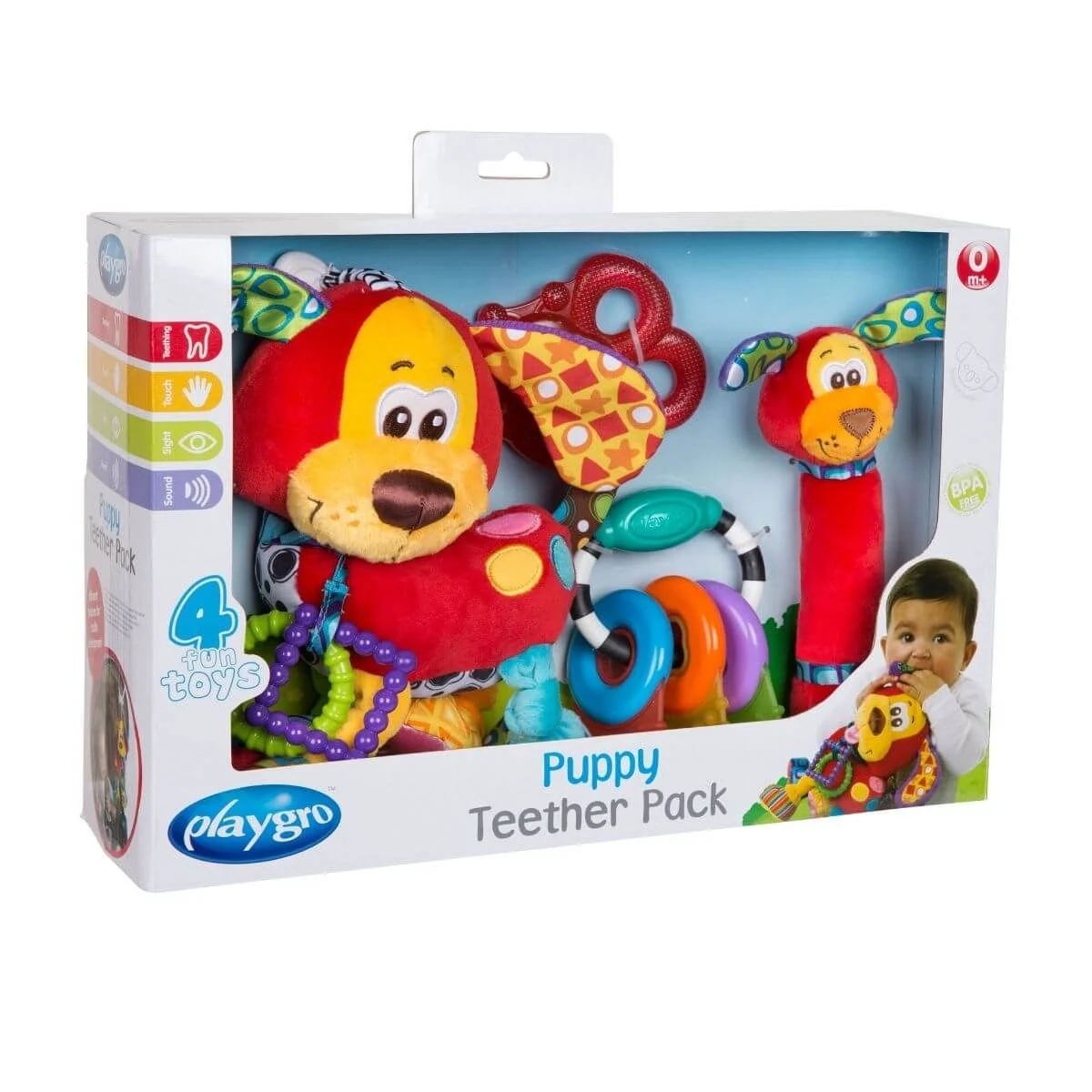 Φωτογραφία προϊόντος: Playgro Puppy Teether Gift Pack-Σετ δώρου