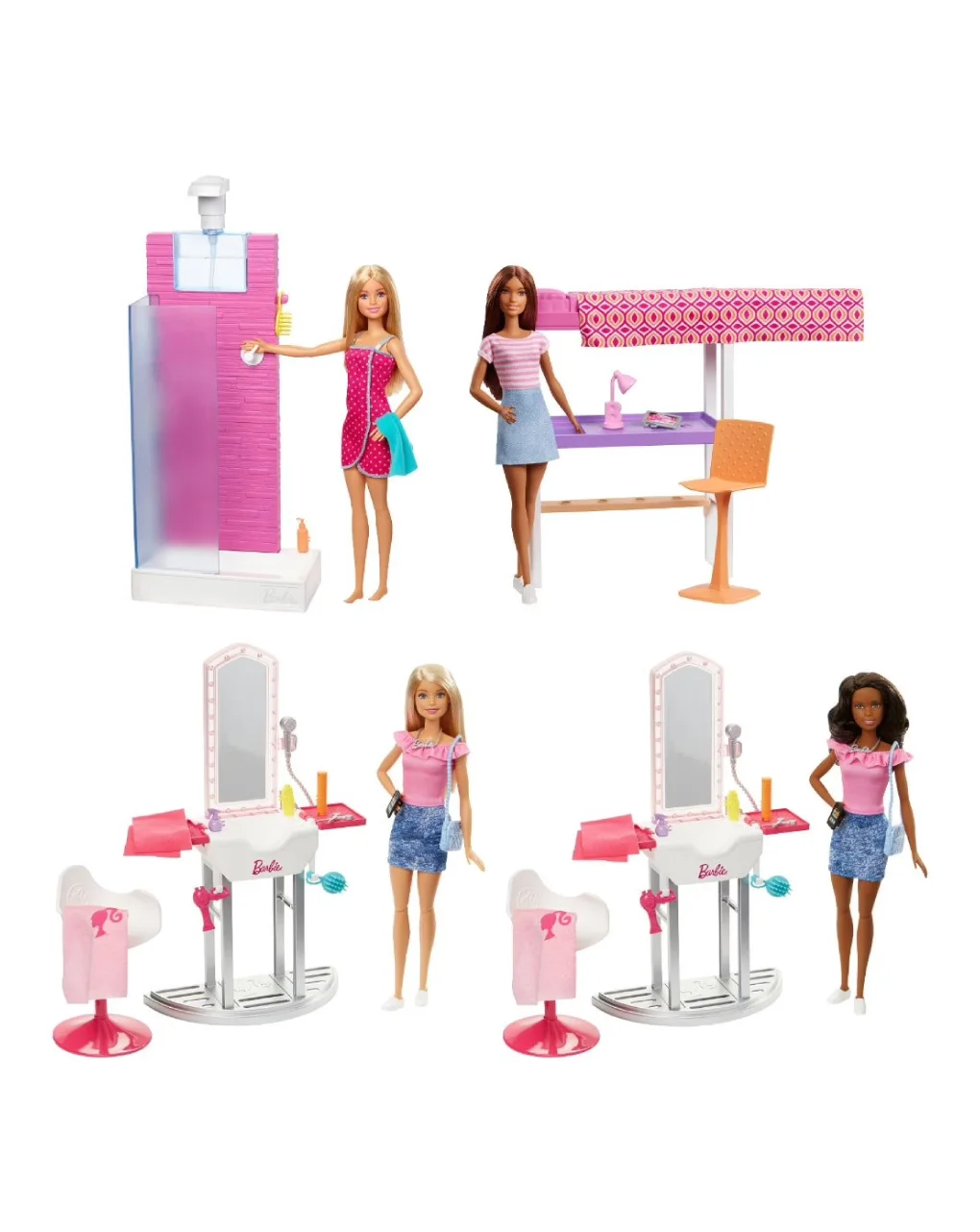 Φωτογραφία προϊόντος: Barbie Δωμάτιο με Κούκλα 3 σχέδια DVX51