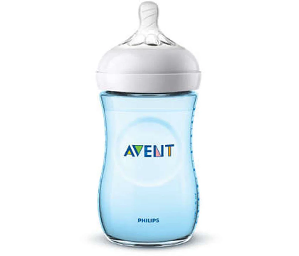 Φωτογραφία προϊόντος: Philips-Avent Πλαστικό μπιμπερό Natural 260 ml 1μ+ Μπλε