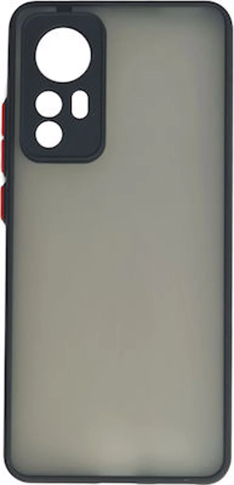 Φωτογραφία προϊόντος: OEM Color Button Back Cover Σιλικόνης Xiaomi 12 / 12X Black