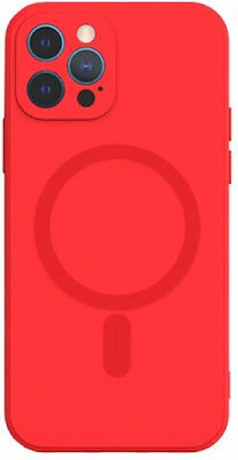 Φωτογραφία προϊόντος: OEM MagSafe Back Cover Σιλικόνης Iphone 12 pro Red