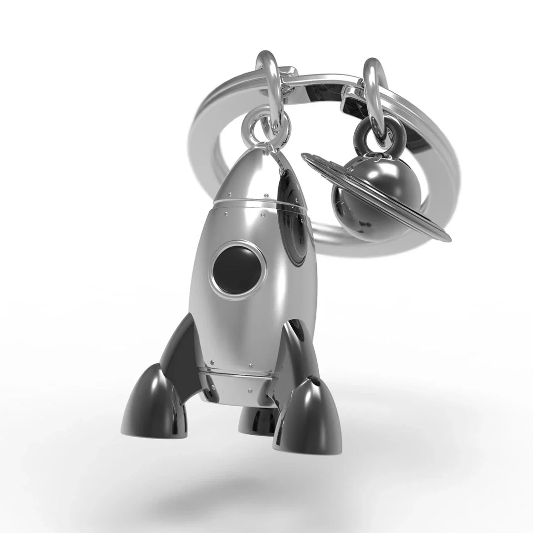 Φωτογραφία προϊόντος: META[L]MORPHOSE Μπρελόκ Rocket +amp; Saturn