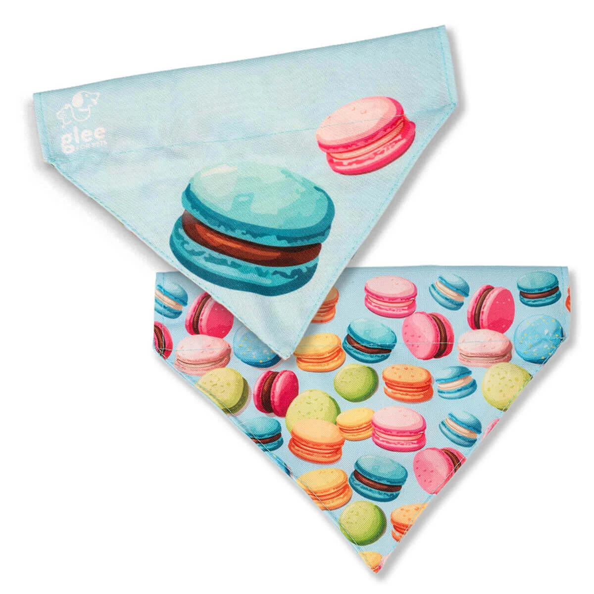 Φωτογραφία προϊόντος: Glee Platinum Macaron - Μπαντάνα Σκύλου M/L 22.5x17x4.5cm