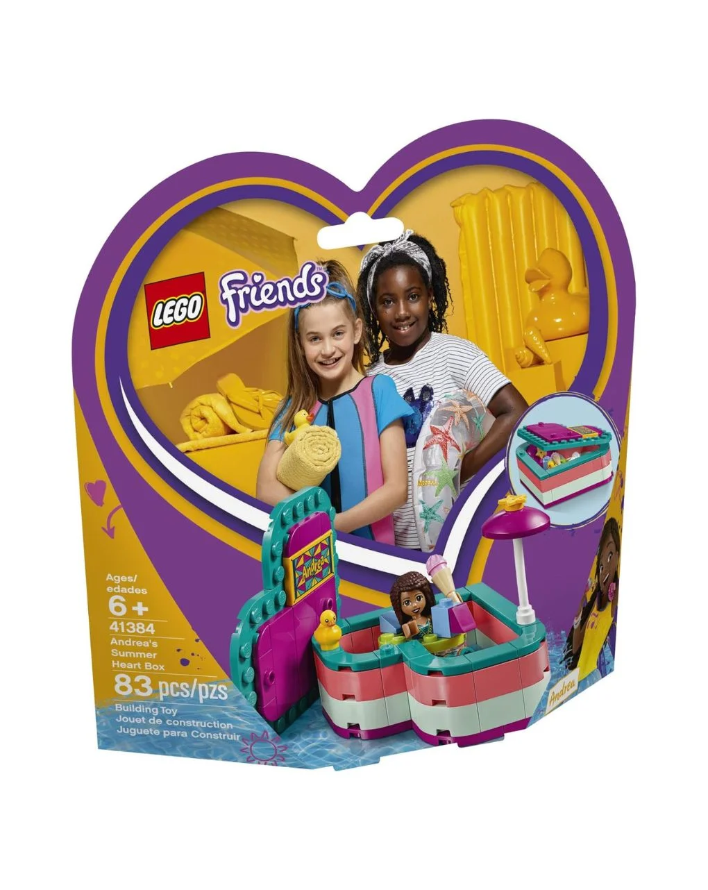 Φωτογραφία προϊόντος: LEGO Friends Καλοκαιρινό Κουτί-Καρδιά Της Άντρεα 41384