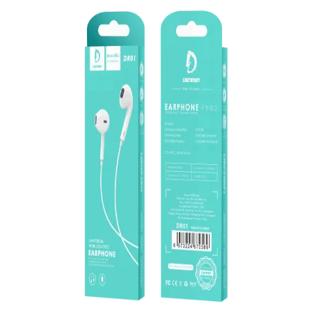 Φωτογραφία προϊόντος: ΑΚΟΥΣΤΙΚΑ DENMEN DR01 3.5MM WHITE