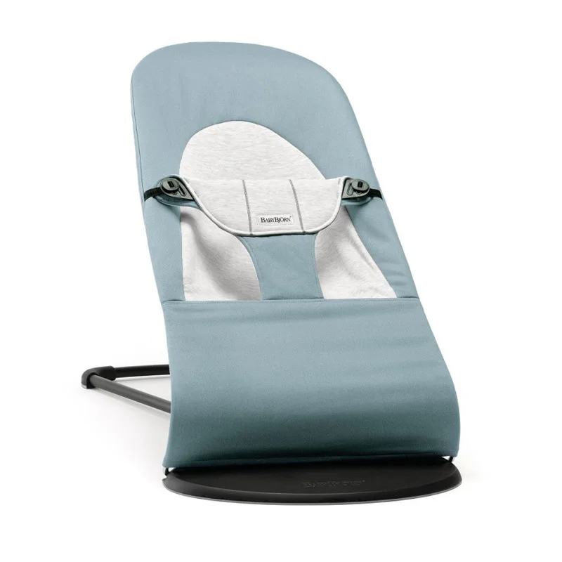 Φωτογραφία προϊόντος: BabyBjörn BabyBjorn Ριλάξ Balance Soft, Woven/Jersey, Blue Grey