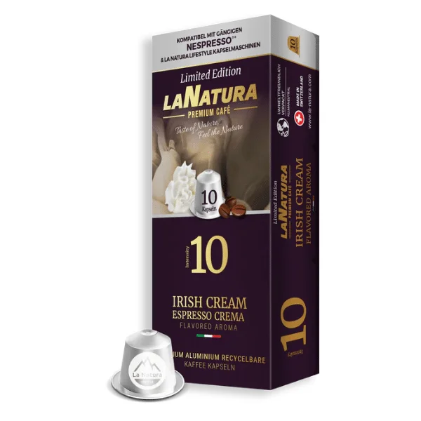 Φωτογραφία προϊόντος: La Natura Espresso Irish Cream Aluminium 10 τμχ | Nespresso