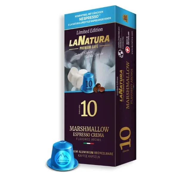 Φωτογραφία προϊόντος: La Natura Espresso Marshsmallow Cream Aluminium 10 τμχ | Nespresso