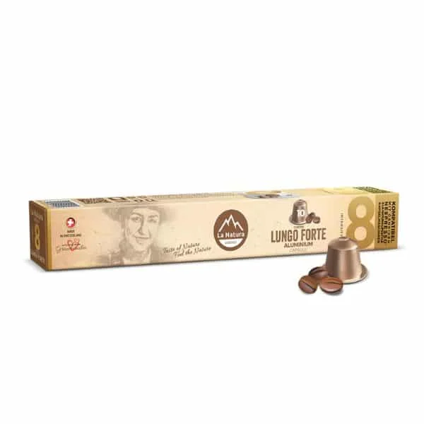 Φωτογραφία προϊόντος: La Natura Lifestyle Lungo Forte Aluminium 10 τμχ | Nespresso