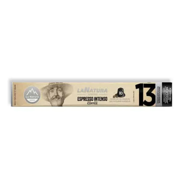 Φωτογραφία προϊόντος: La Natura Lifestyle Espresso Intenso Aluminium 10 τμχ | Nespresso