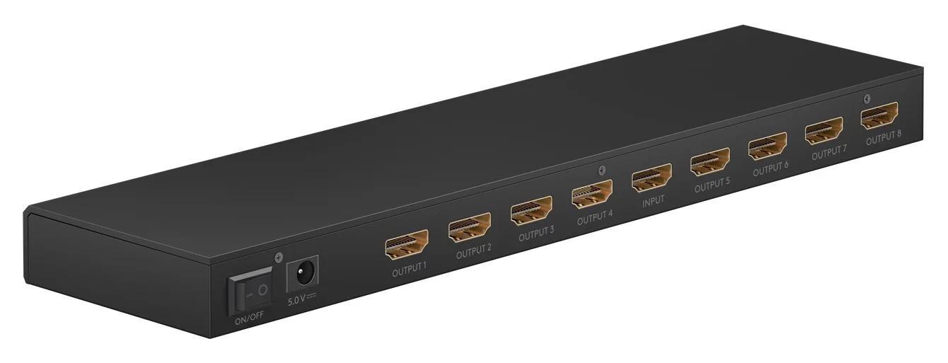 Φωτογραφία προϊόντος: GOOBAY HDMI splitter 58484, 8 σε 1, 4K/60Hz, μαύρο