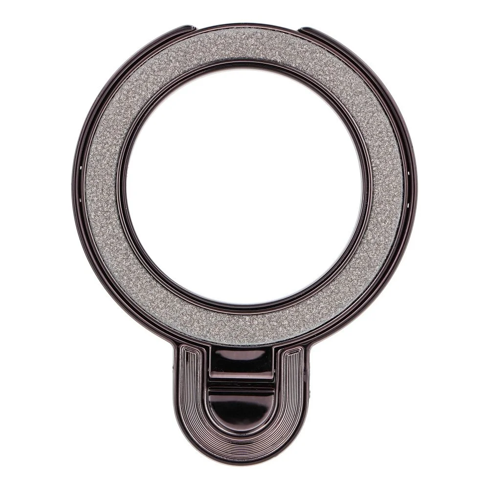 Φωτογραφία προϊόντος: . Phone stand CIRCLE GLITTER - stick-on - black