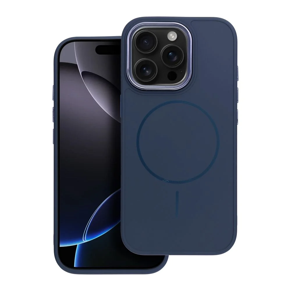 Φωτογραφία προϊόντος: . FRAME MAG COVER Case compatible with MagSafe for IPHONE 17 Air navy blue