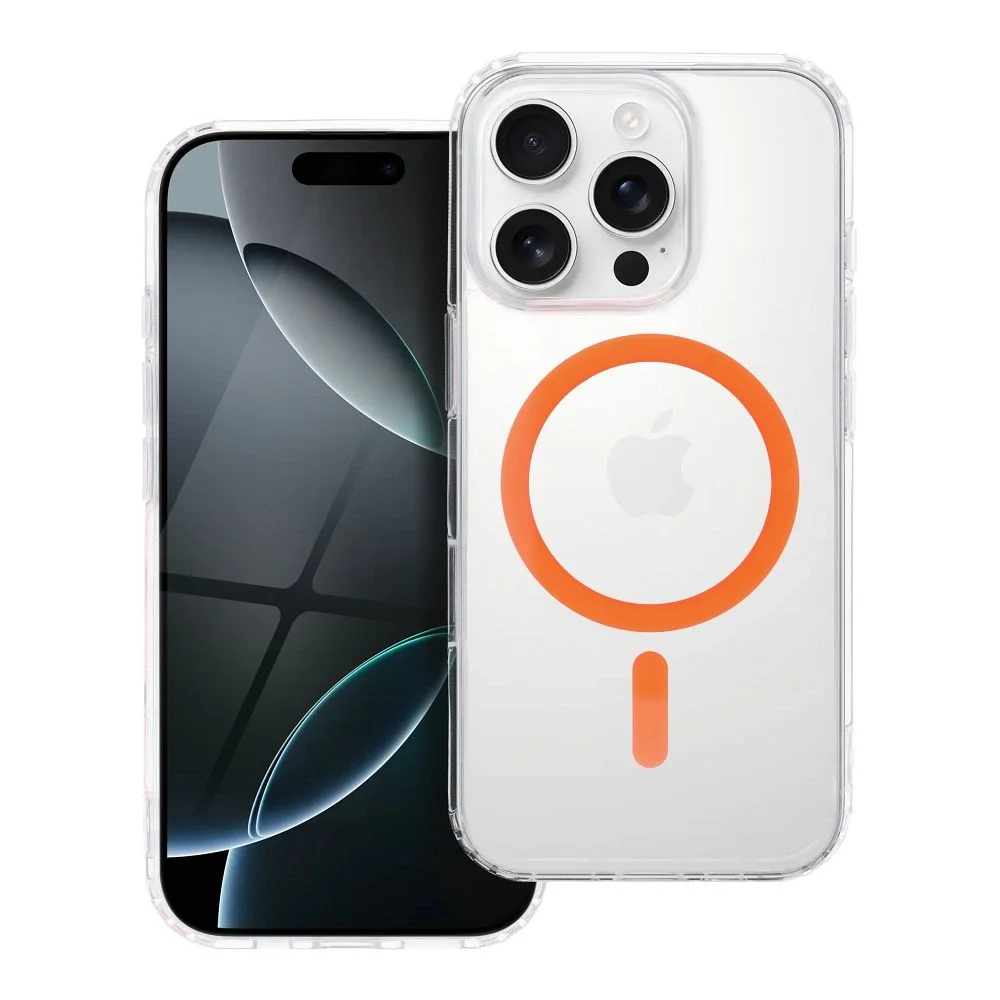 Φωτογραφία προϊόντος: . Case for Drop Glue Colorful Ring Mag Cover compatible with MagSafe for Samsung S26 PLUS orange