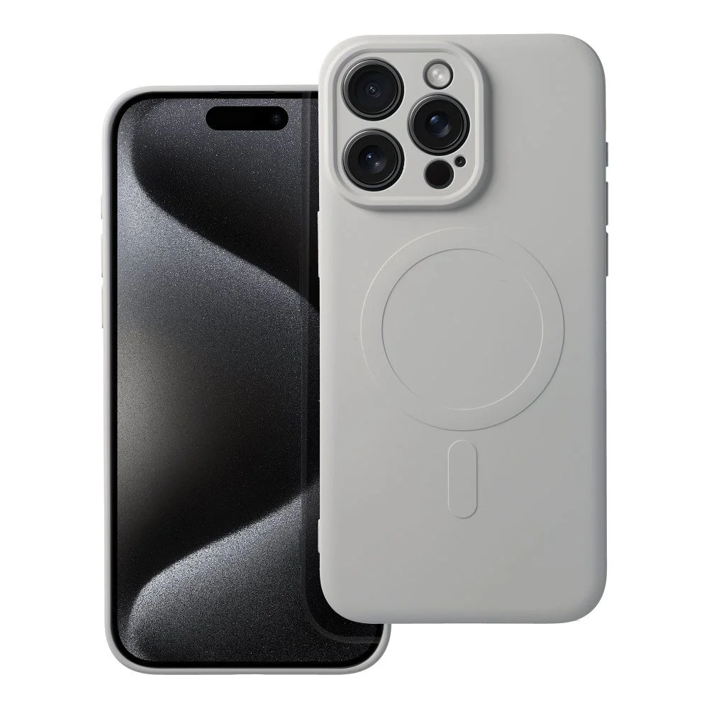 Φωτογραφία προϊόντος: . SILICONE MAG COVER case compatible with MagSafe for SAMSUNG S26 Plus grey titatnium