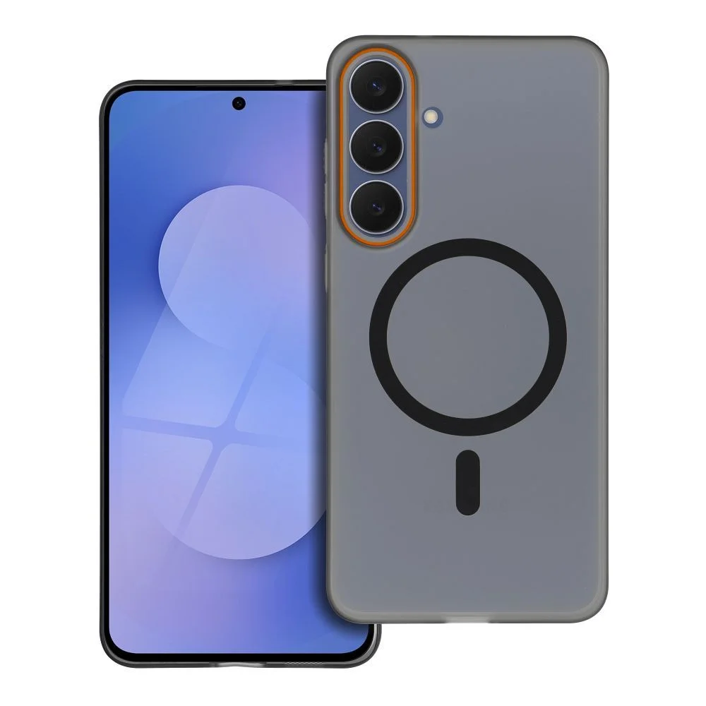 Φωτογραφία προϊόντος: . Case GO ORANGE compatible with MagSafe for SAMSUNG A17 black