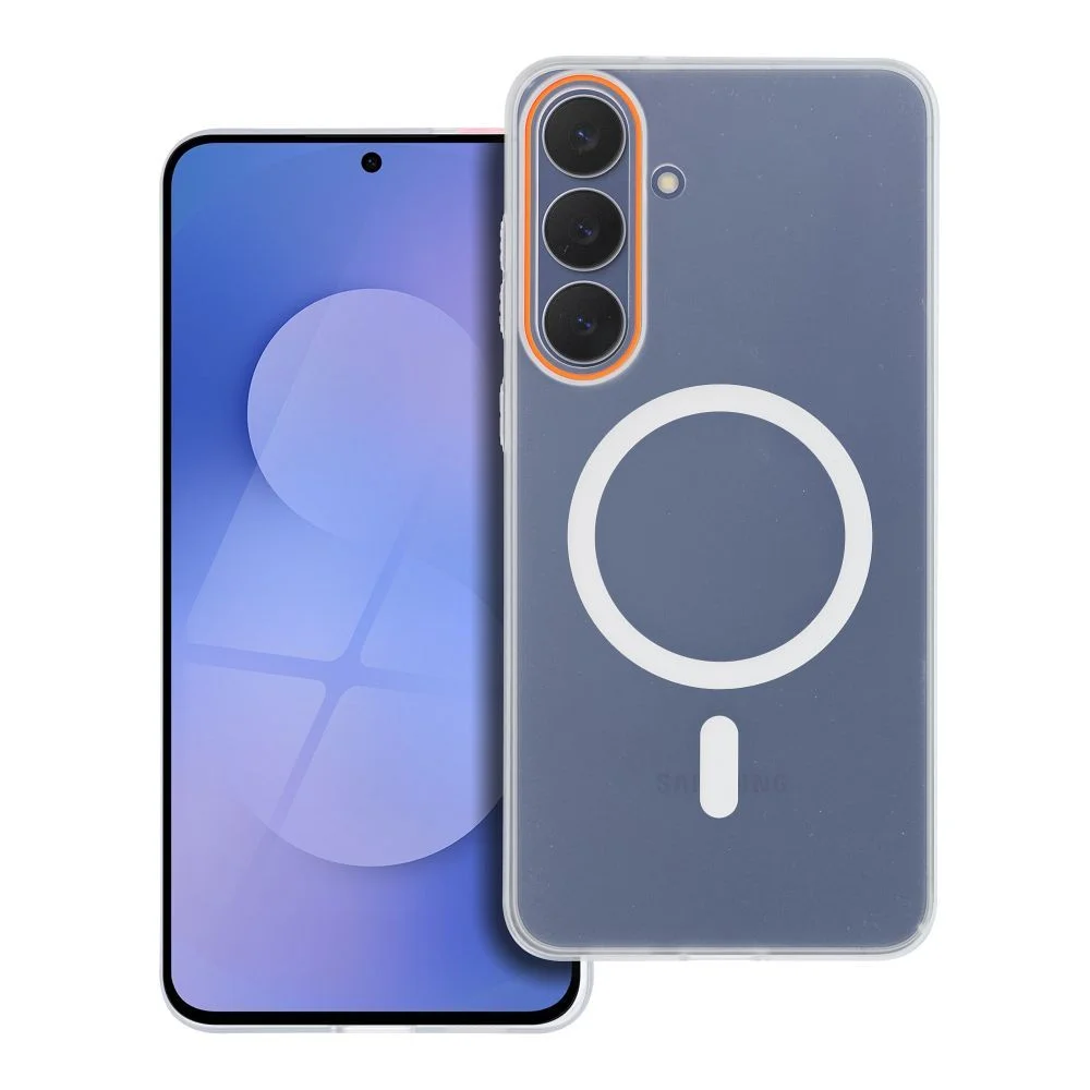 Φωτογραφία προϊόντος: . Case GO ORANGE compatible with MagSafe for HONOR 400 Pro transparent