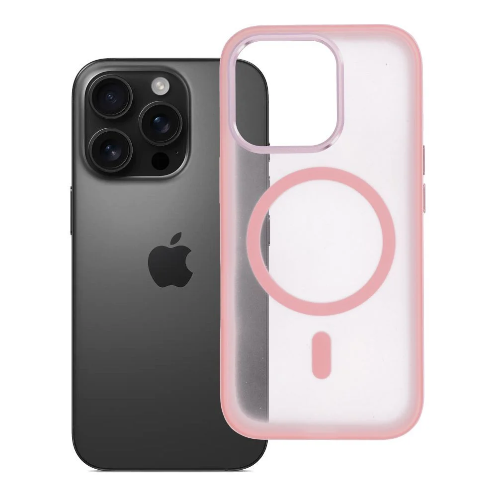 Φωτογραφία προϊόντος: . FLEXLINE MAG COVER Case compatible with MagSafe for IPHONE 16 Pro pink