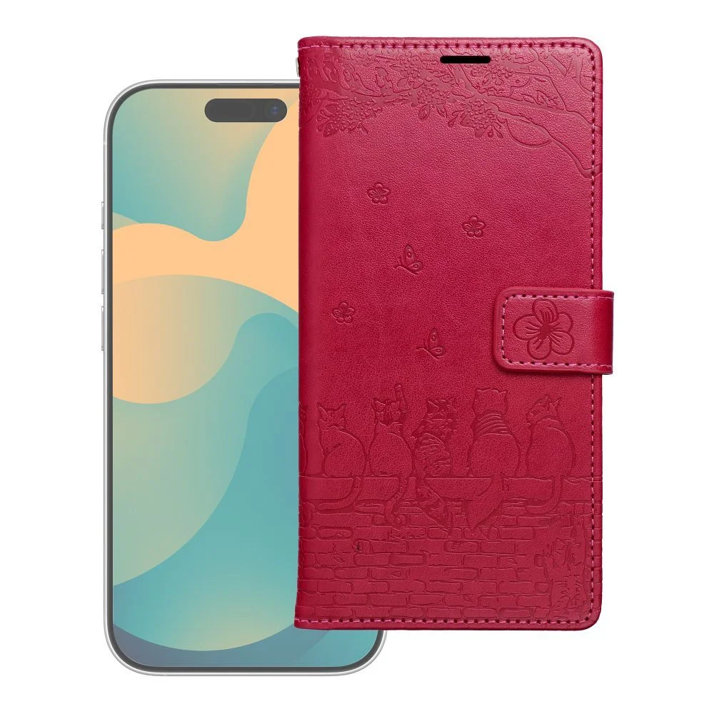 Φωτογραφία προϊόντος: . MEZZO Book case for SAMSUNG S26 ULTRA cats red