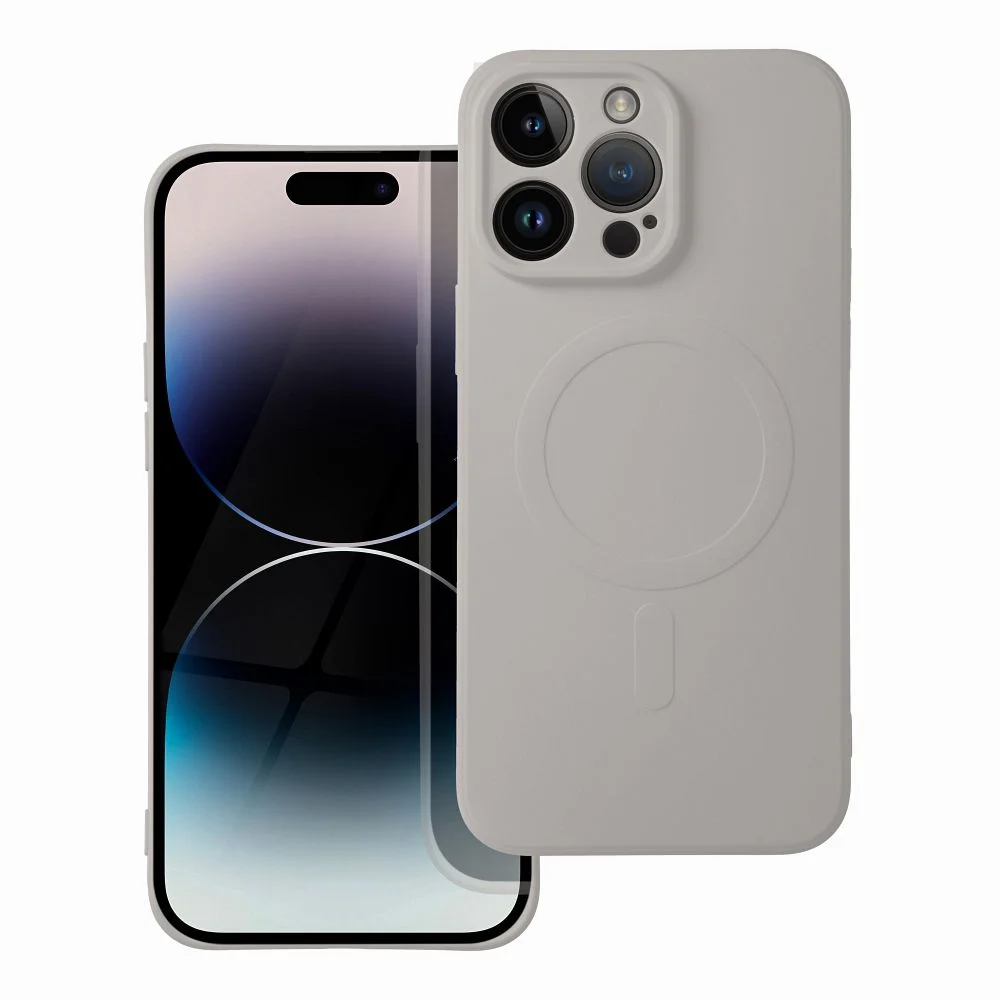 Φωτογραφία προϊόντος: . SILICONE MAG COVER case compatible with MagSafe for SAMSUNG A37 grey titatnium