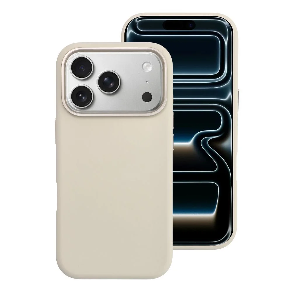 Φωτογραφία προϊόντος: . Case for iPhone 16e (SE4 2025) / 17e Forcell F-Protect Frame Premium compatible with Magsafe antique white 0INT