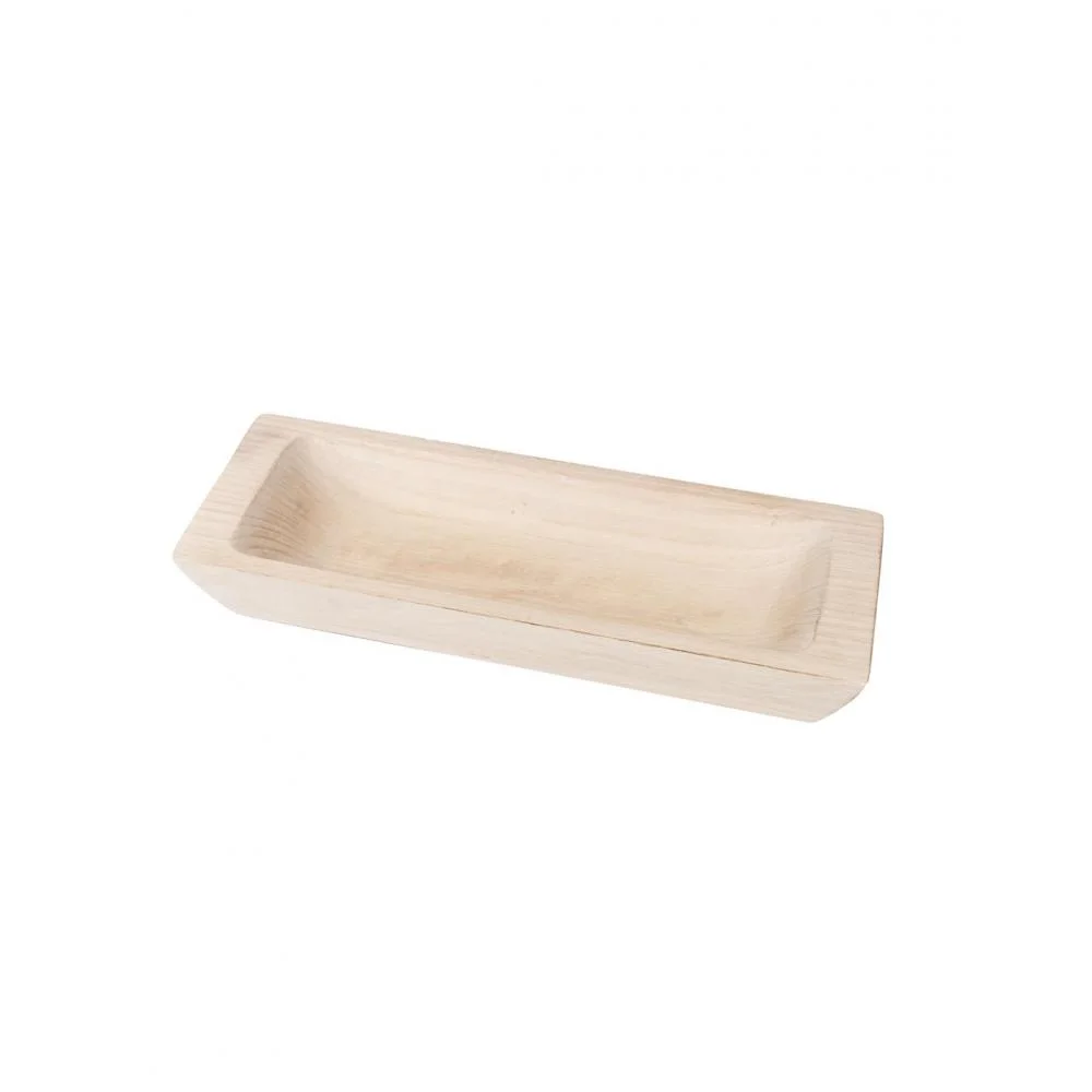 Φωτογραφία προϊόντος: Plastona Πιατέλα σερβ.paulownia παραλ/μη φυσικό 39,5Χ14Χ6cm