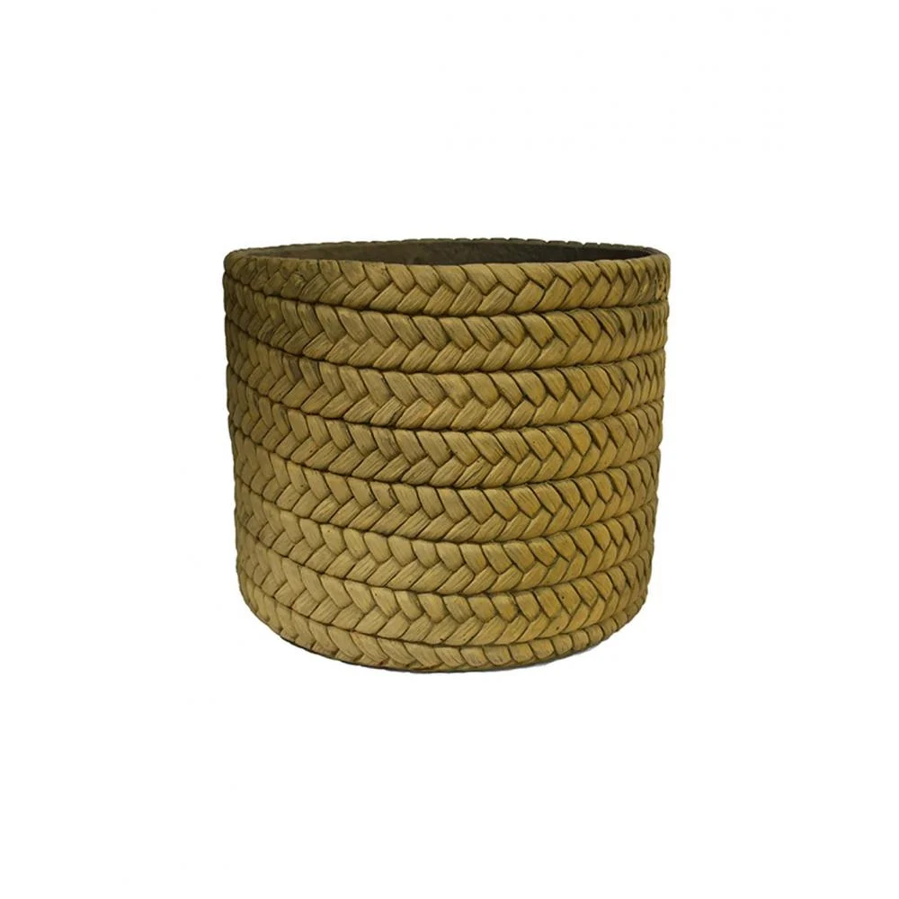 Φωτογραφία προϊόντος: Plastona Κασπώ κεραμ.light rattan καφέ χρ.Φ37Χ31