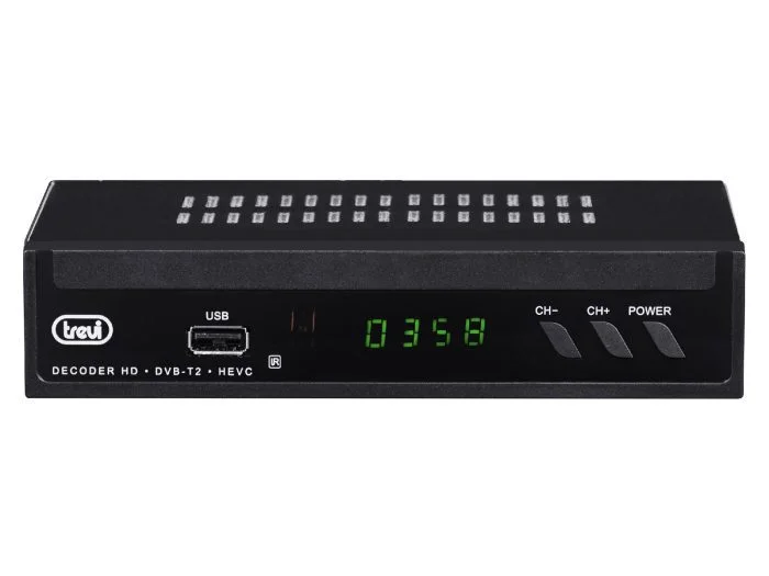 Φωτογραφία προϊόντος: Trevi HE-3378 HD T2 Senior Ψηφιακός Δέκτης Mpeg-4 HD (720p) Συνδέσεις SCART / HDMI / USB