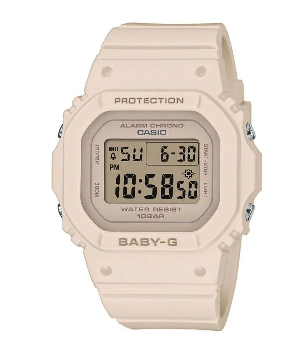 Φωτογραφία προϊόντος: Casio Baby-G Ψηφιακό Ρολόι με Καουτσούκ Λουράκι σε Ροζ χρώμα BGD-565-4ER