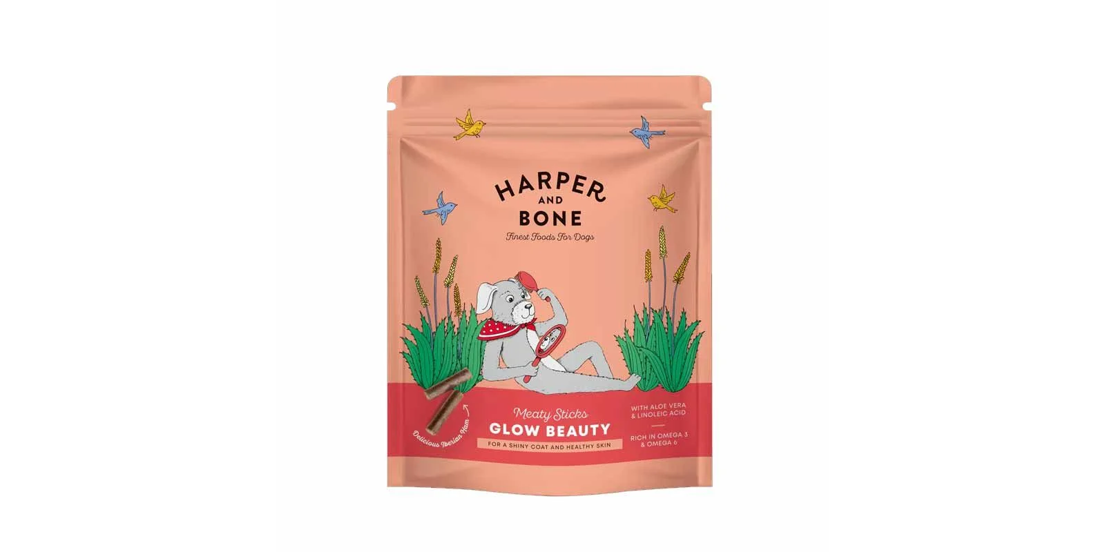 Φωτογραφία προϊόντος: Harper and Bone Meaty Sticks Glow Beauty (Skin + Hair) 75gr