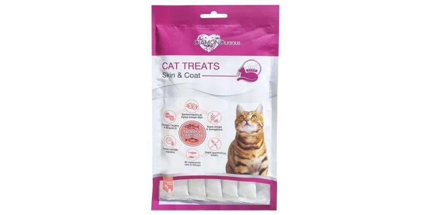 Φωτογραφία προϊόντος: Diamondlicious Creamy Treats 70g Με Τόνο + Σολομό