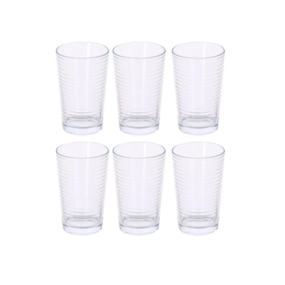 Φωτογραφία προϊόντος: Plastona Ποτήρι γυάλ.νερου συσκ.6τμχ Φ6.8/Φ5.2X10.8cm/220ml