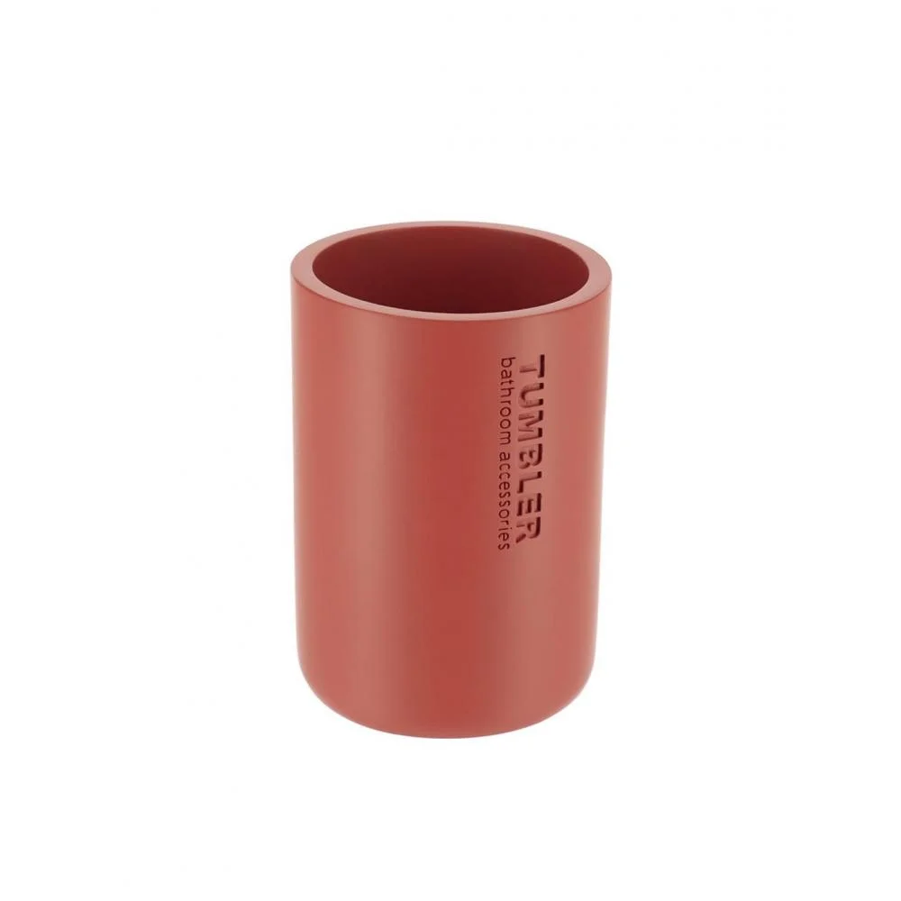 Φωτογραφία προϊόντος: Plastona Ποτήρι μπάνιου polyresin terracotta 7.5x14 cm
