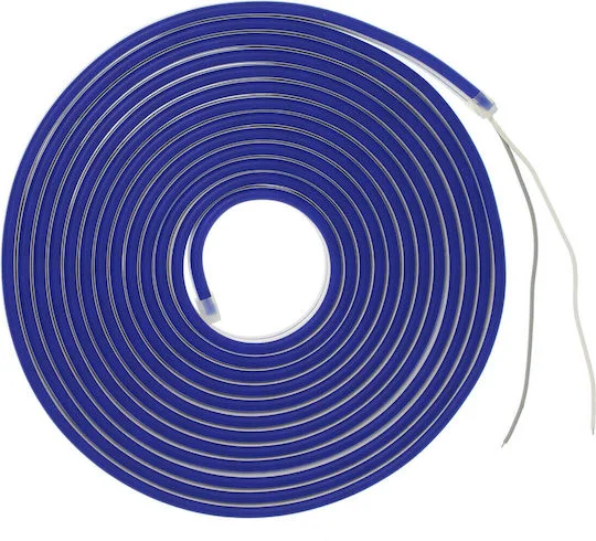 Φωτογραφία προϊόντος: Αδιάβροχη Ταινία Neon Flex LED Τροφοδοσίας 12V με Μπλε Φως Μήκους 5m ee6841