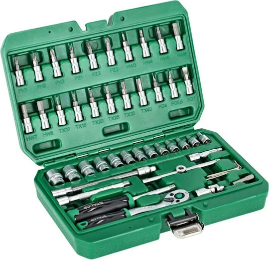 Φωτογραφία προϊόντος: STALCO Socket Wrench Set S011100048 (48 pieces)