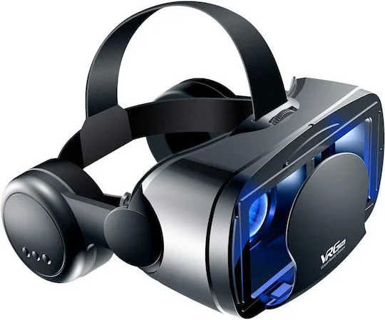 Φωτογραφία προϊόντος: Headset Γυαλιά Εικονικής Πραγματικότητας με Ενσωματωμένα Ακουστικά για Κινητά από 5″ έως 7″ - VRG PRO